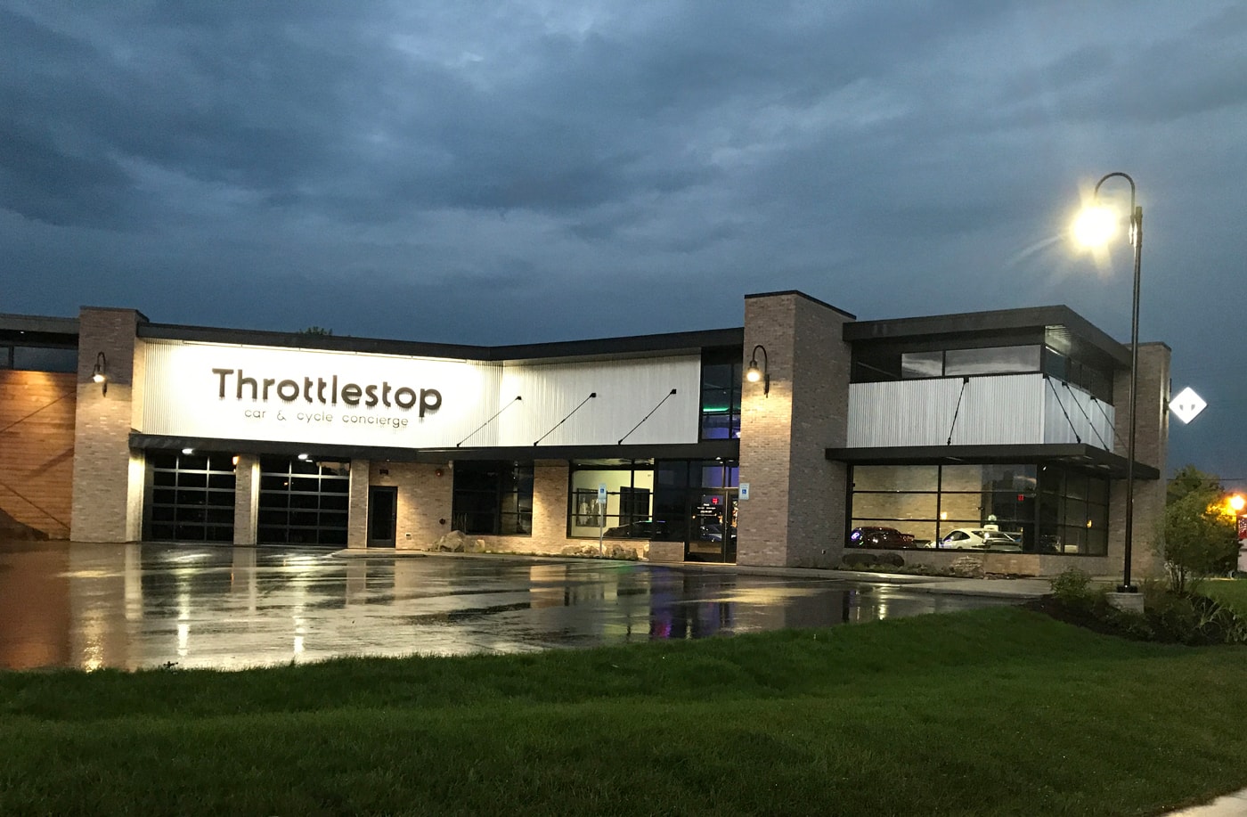 Front of Throttlestop showroom